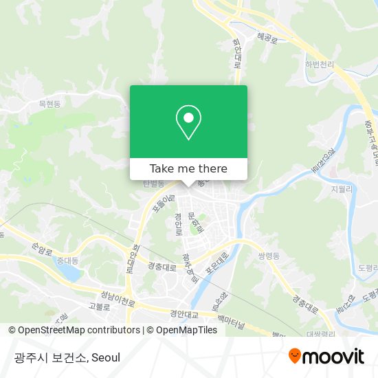 광주시 보건소 map