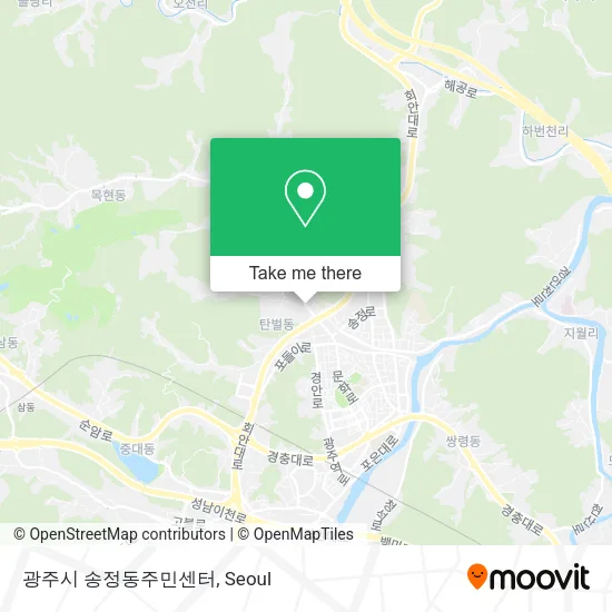 광주시 송정동주민센터 map