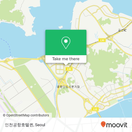 인천공항호텔퀸 map