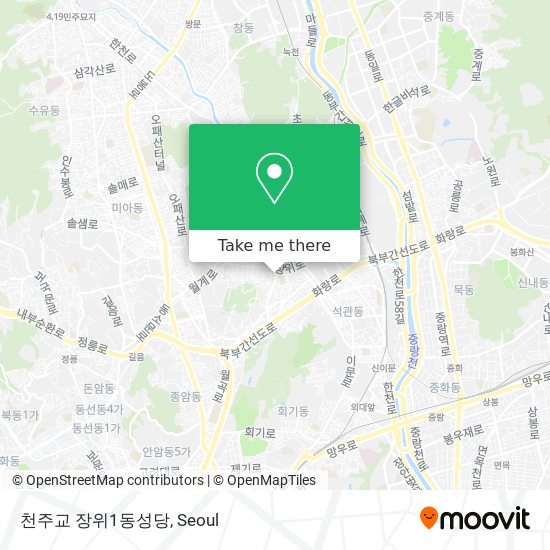 천주교 장위1동성당 map