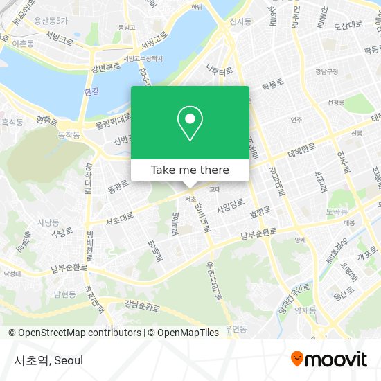 서초역 map