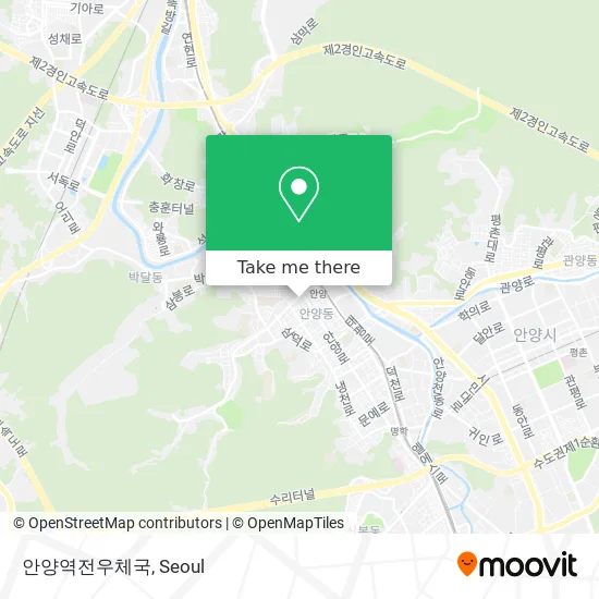 안양역전우체국 map