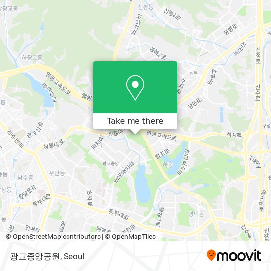 광교중앙공원 map