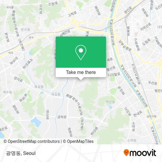 광명동 map