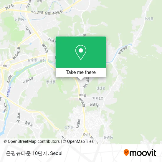 은평뉴타운 10단지 map