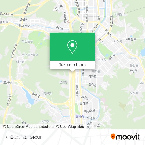 서울요금소 map