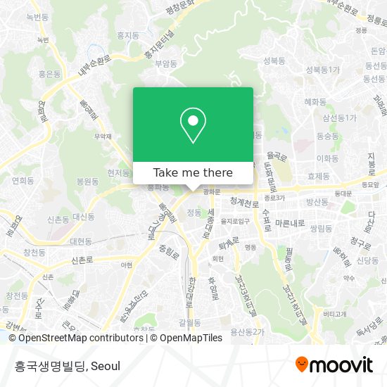 흥국생명빌딩 map