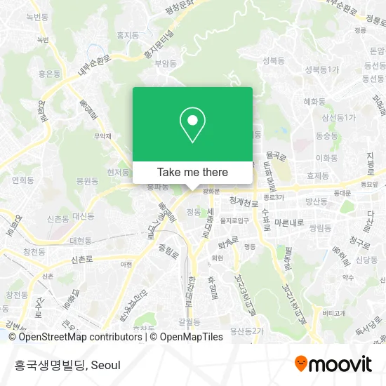 흥국생명빌딩 map