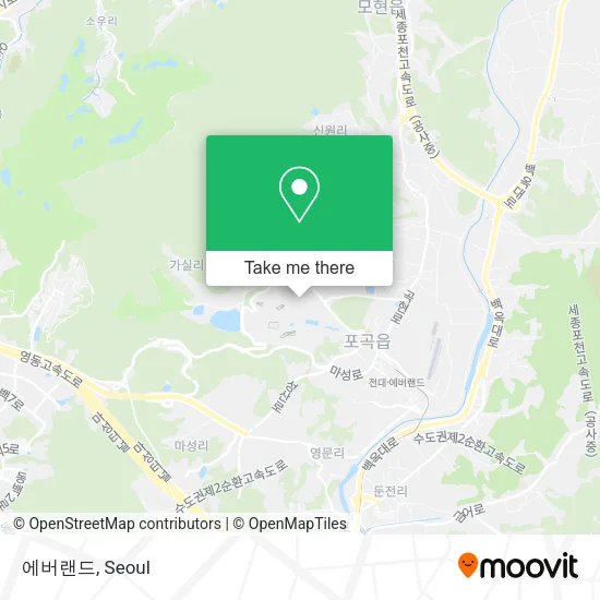 에버랜드 map