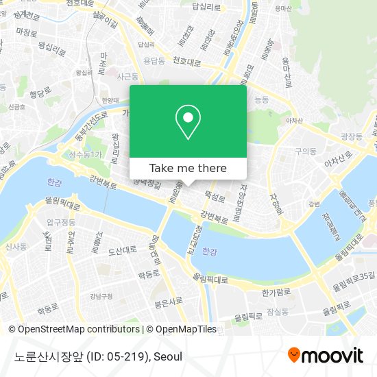 노룬산시장앞 (ID: 05-219) map