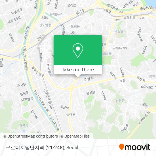 구로디지털단지역 (21-248) map