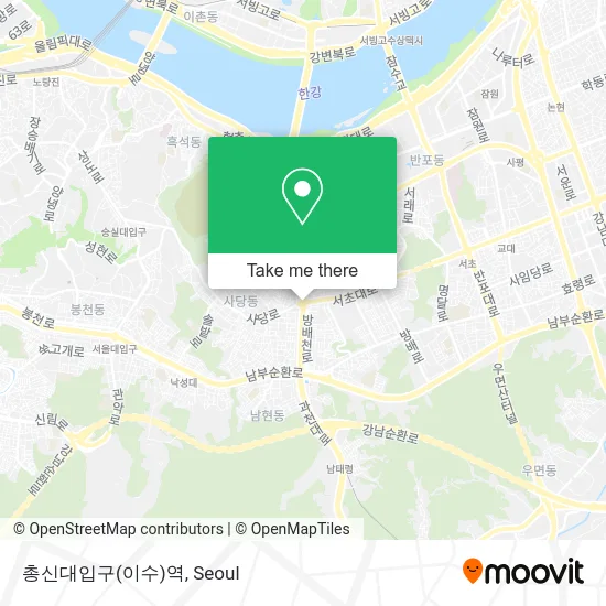 총신대입구(이수)역 map