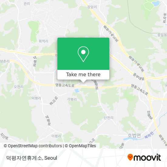 덕평자연휴게소 map