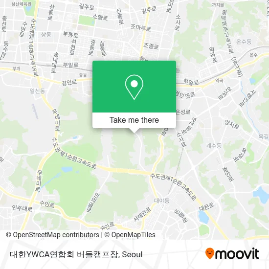대한YWCA연합회 버들캠프장 map