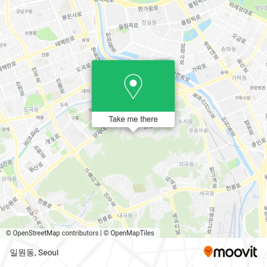 일원동 map