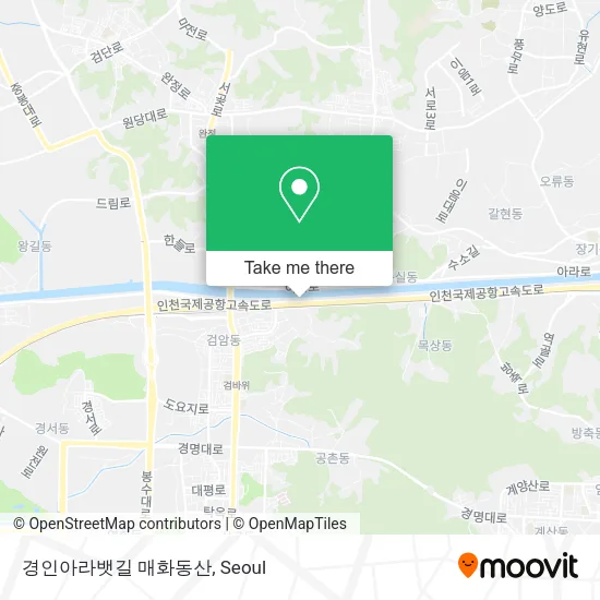 경인아라뱃길 매화동산 map