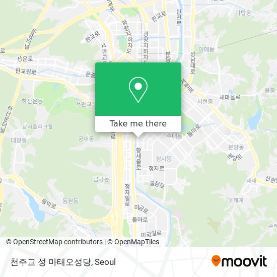 천주교 성 마태오성당 map