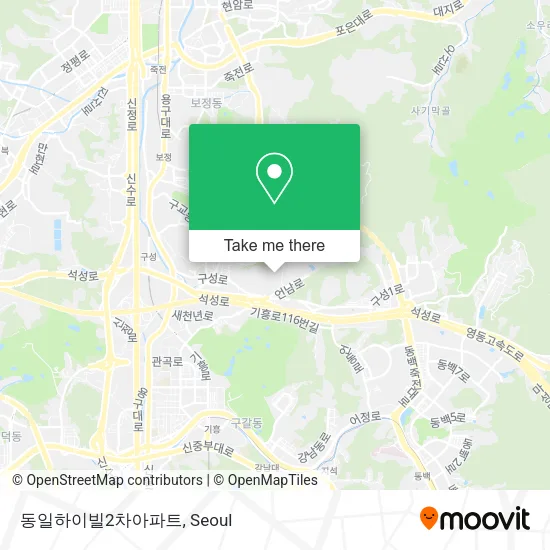 동일하이빌2차아파트 map