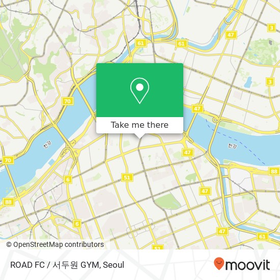 ROAD FC / 서두원 GYM map