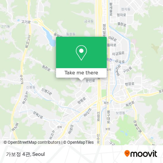 가보정 4관 map