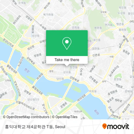 홍익대학교 제4공학관 T동 map