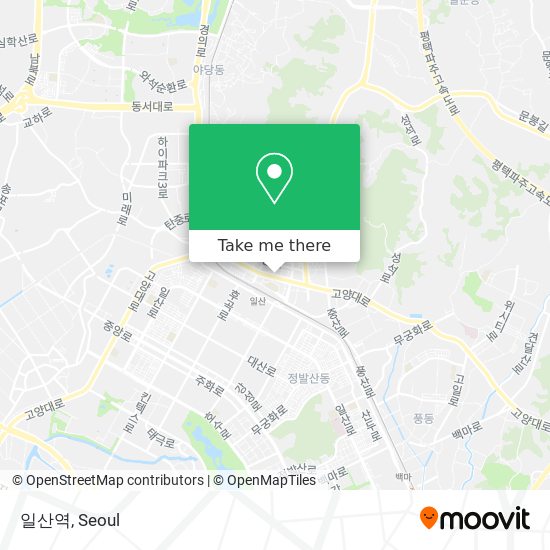 일산역 map