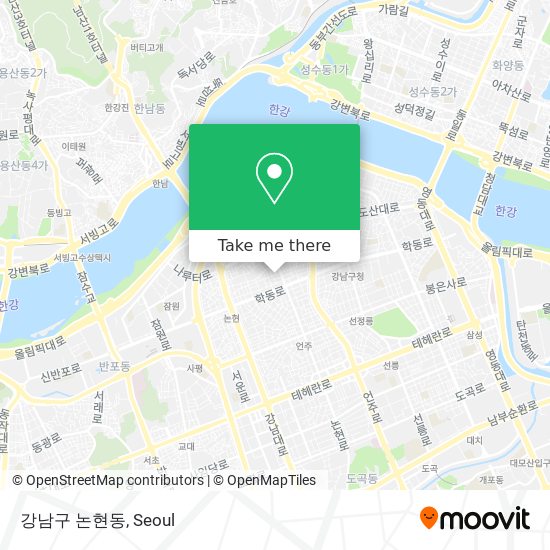 강남구 논현동 map