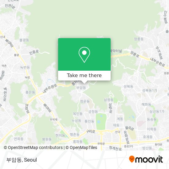 부암동 map