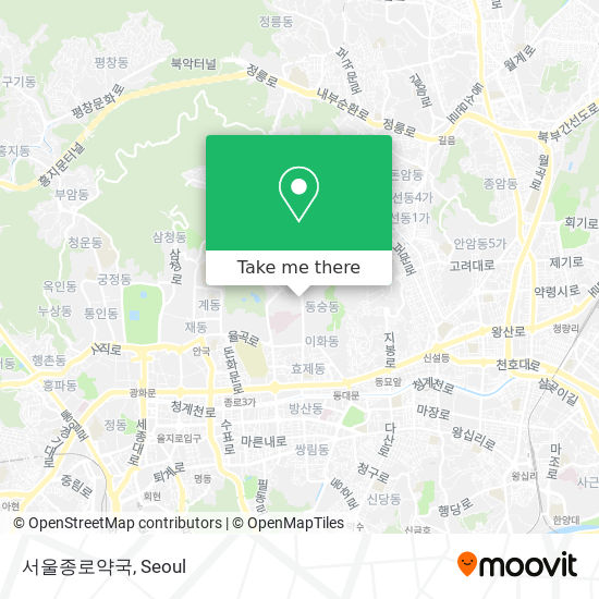 서울종로약국 map
