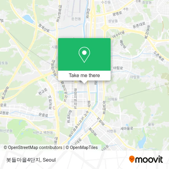 봇들마을4단지 map