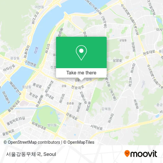 서울강동우체국 map