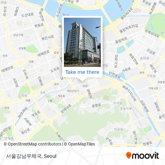서울강남우체국 map