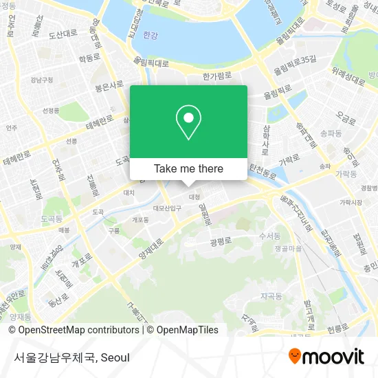 서울강남우체국 map