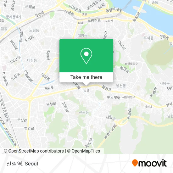 신림역 map