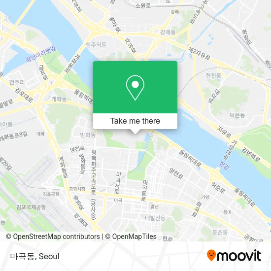 마곡동 map