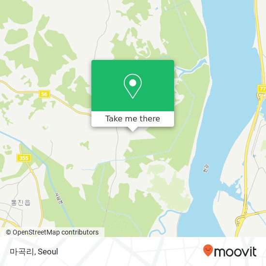 마곡리 map