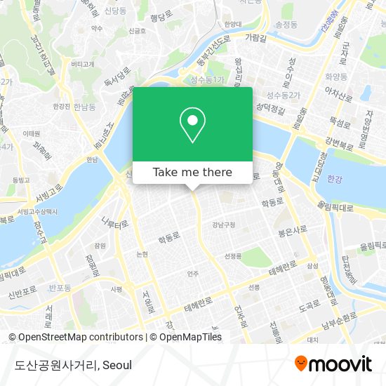 도산공원사거리 map