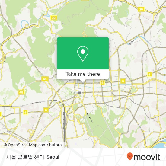 서울 글로벌 센터 map