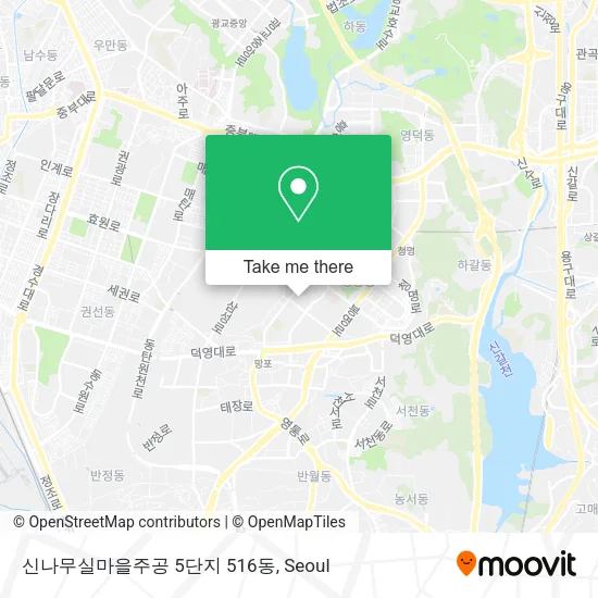 신나무실마을주공 5단지 516동 map
