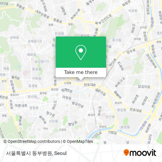 서울특별시 동부병원 map