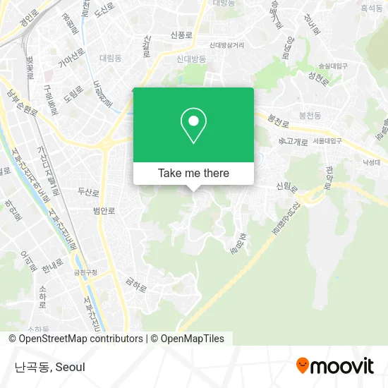 난곡동 map