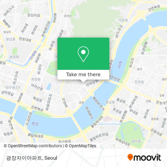 광장자이아파트 map