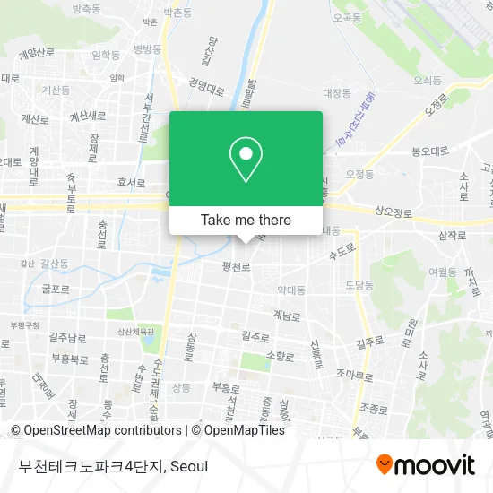 부천테크노파크4단지 map