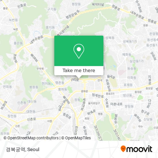 경복궁역 map