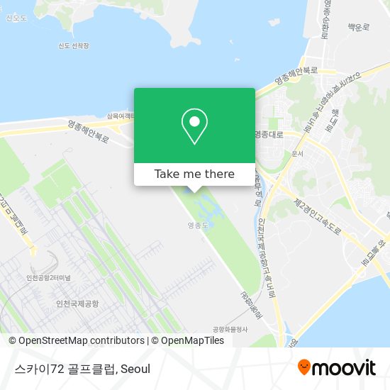 스카이72 골프클럽 map