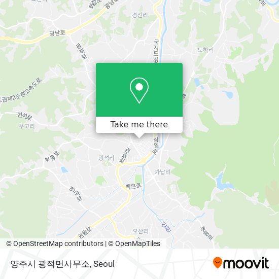 양주시 광적면사무소 map