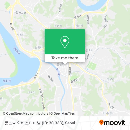 문산시외버스터미널 (ID: 30-333) map