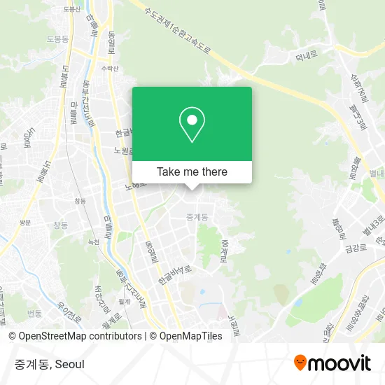 중계동 map