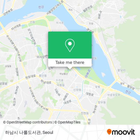 하남시 나룰도서관 map