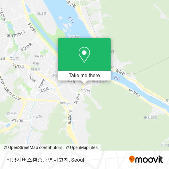 하남시버스환승공영차고지 map